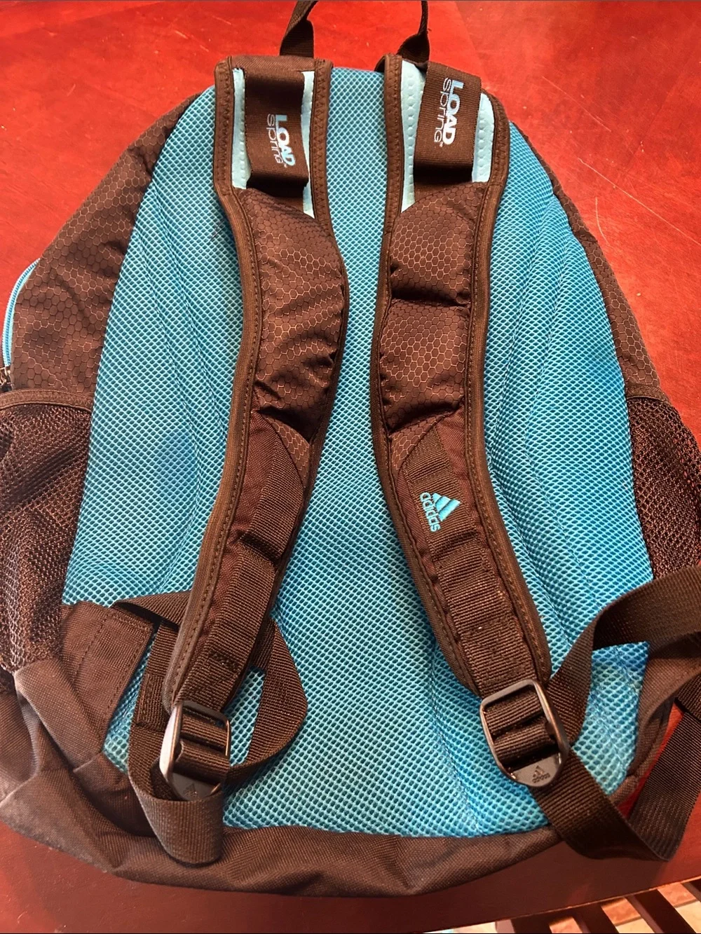 adidas Black Backpack with Teal Accents